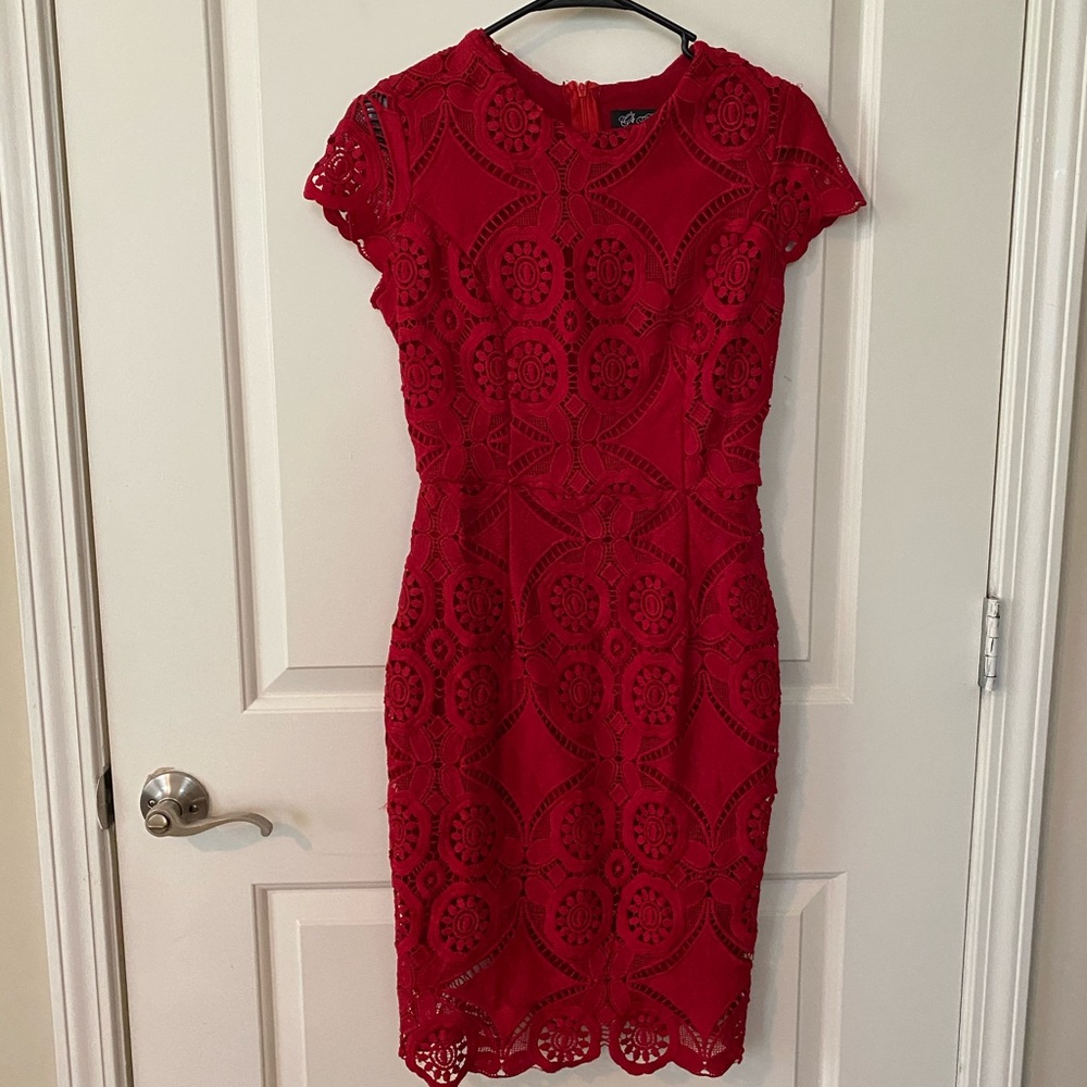 Red dress